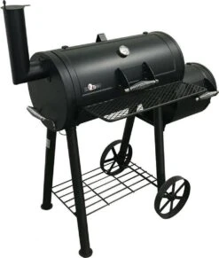 Fire Beam Houtskool Barbecue - Grilloppervlak (LxB) 35 X 66 Cm - Smoker - Zwart -Barbecue Gereedschap Winkel 1018x1200