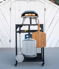 Ooni - Tafel - Medium - Pizza Tafel - 60x80x 90cm - RVS - Zwart -Barbecue Gereedschap Winkel 1035x1200