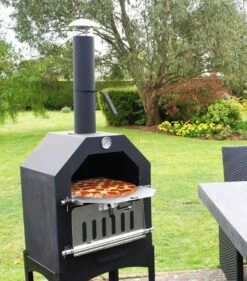 Merkloos MaxxGarden Pizza Oven - Smoker Barbecue Houtskool 45 X 65 X 158cm -Barbecue Gereedschap Winkel 1053x1200