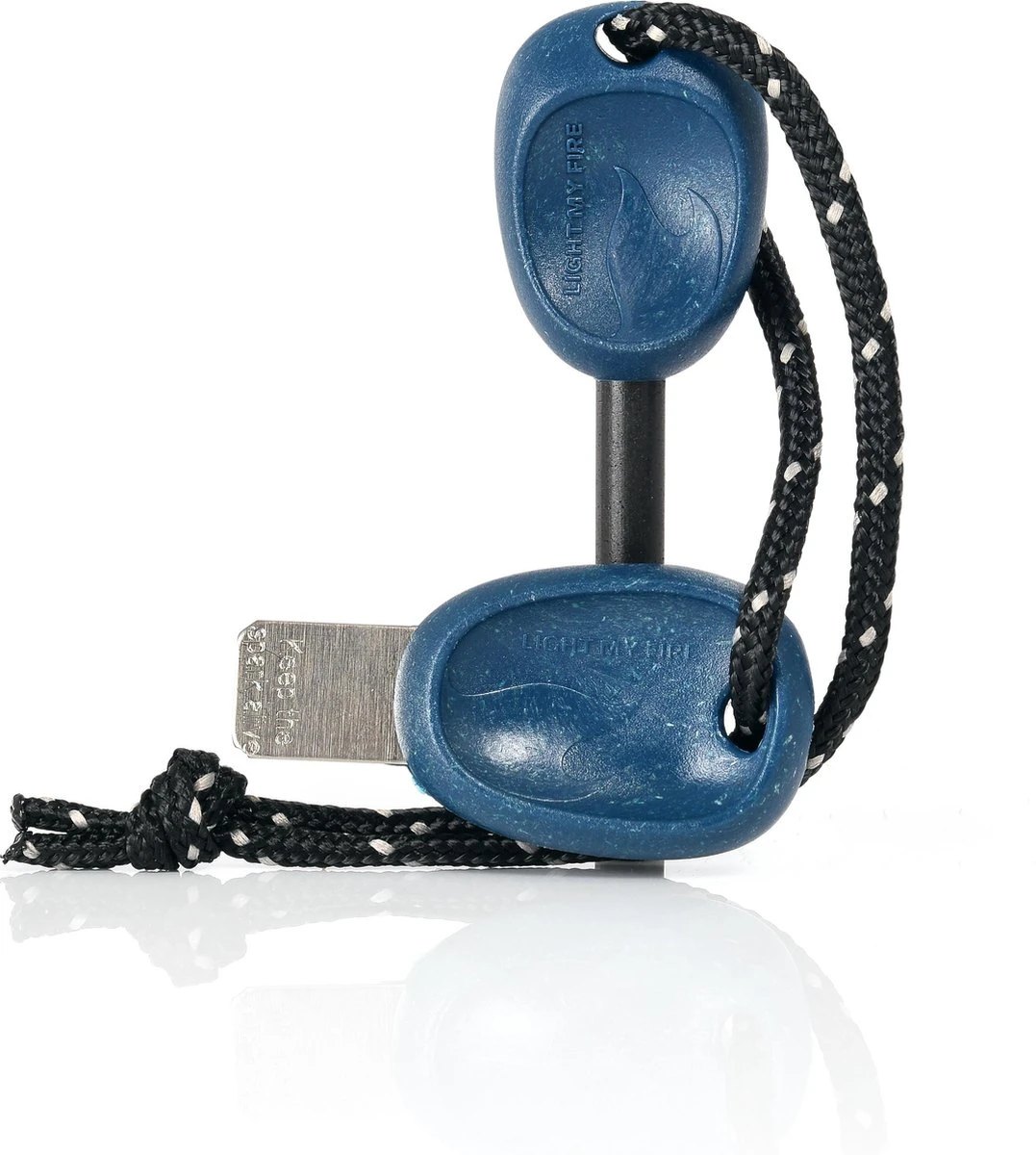 Light My Fire FireSteel Scout Bio Blauw + Noodfluit Milieuvriendelijke Vuurmaker Magnesium Aansteker 1 Light My Fire FireSteel Scout Bio Blauw + Noodfluit Milieuvriendelijke Vuurmaker Magnesium Aansteker