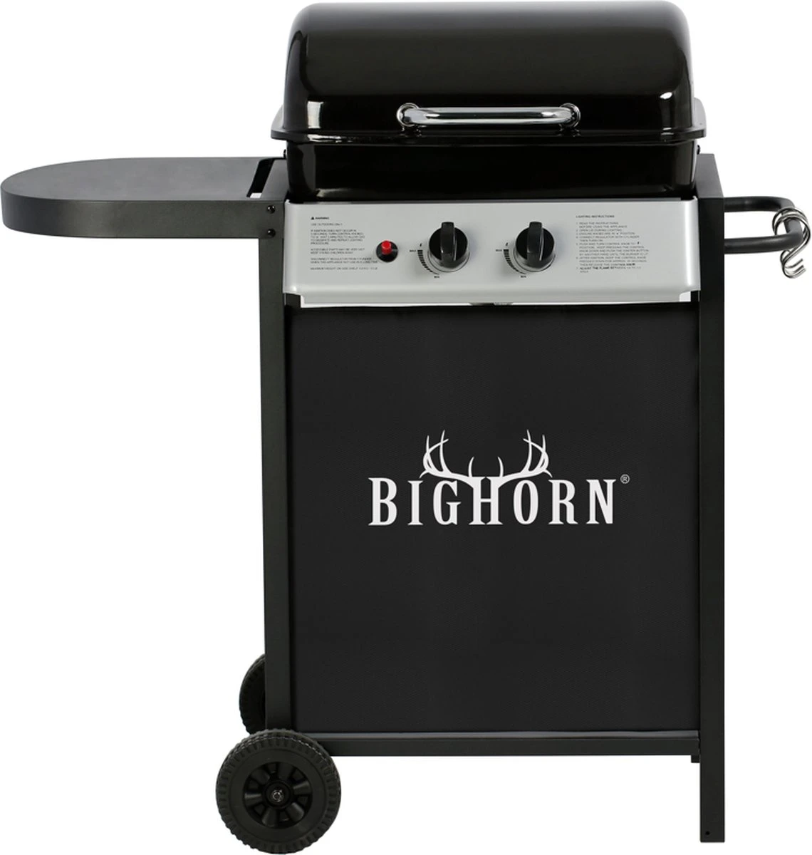 Bighorn Gasbarbecue En Grill – 2 Branders – Zwart 1 Bighorn Gasbarbecue En Grill – 2 Branders – Zwart