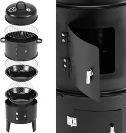 Merkloos Monzana Barbecue-ROKER-Grill-Oven -Barbecue Gereedschap Winkel 1142x1200 1