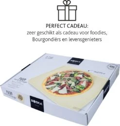 Boska Pizzasteen Deluxe Rechthoek - Voor De Oven - Knapperige Pizza's - 40x32 Cm - BBQ Accessoires -Barbecue Gereedschap Winkel 1142x1200 2
