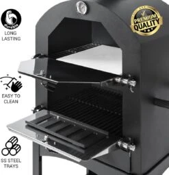 MaxxGarden Pizza Oven - Smoker Barbecue Op Hout, Houtskool Of Pellets - 45 X 65 X 158cm -Barbecue Gereedschap Winkel 1162x1200 1