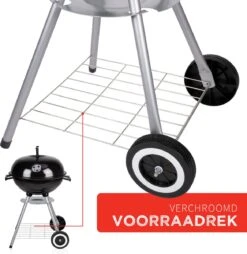 BBQ Collection Houtskoolbarbecue - Kogelbarbecue 45 X 60 Centimeter - Ronde Barbecue - Barbecue Op Wielen - Zwart - Metaal -Barbecue Gereedschap Winkel 1169x1200 1