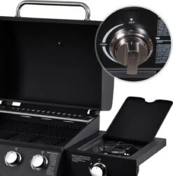 MaxxGarden Gas Barbecue - 3 Branders - Incl. Gratis BBQ Set -Barbecue Gereedschap Winkel 1181x1200
