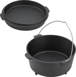 Dutch Oven Enkhuizen Met Deksel Gietijzer Zwart 4,2 L -Barbecue Gereedschap Winkel 1187x1200 1
