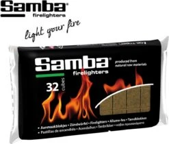 Samba Aanmaakblokjes Bruin (32 Stuks) - Milieuvriendelijk 12 Samba Aanmaakblokjes Bruin (32 Stuks) - Milieuvriendelijk -Barbecue Gereedschap Winkel 1200x1021
