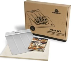 Burnhard Pizzasteen 38 X 30 X 1,5 Cm + Pizzaschep 24 Burnhard Pizzasteen 38 X 30 X 1,5 Cm + Pizzaschep -Barbecue Gereedschap Winkel 1200x1032 1
