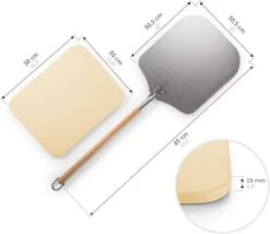 Blumtal - Pizzasteen Met XL Pizza Schep - Professionele Pizza Set - Cordieriet Pizza Stone -Barbecue Gereedschap Winkel 1200x1039 1