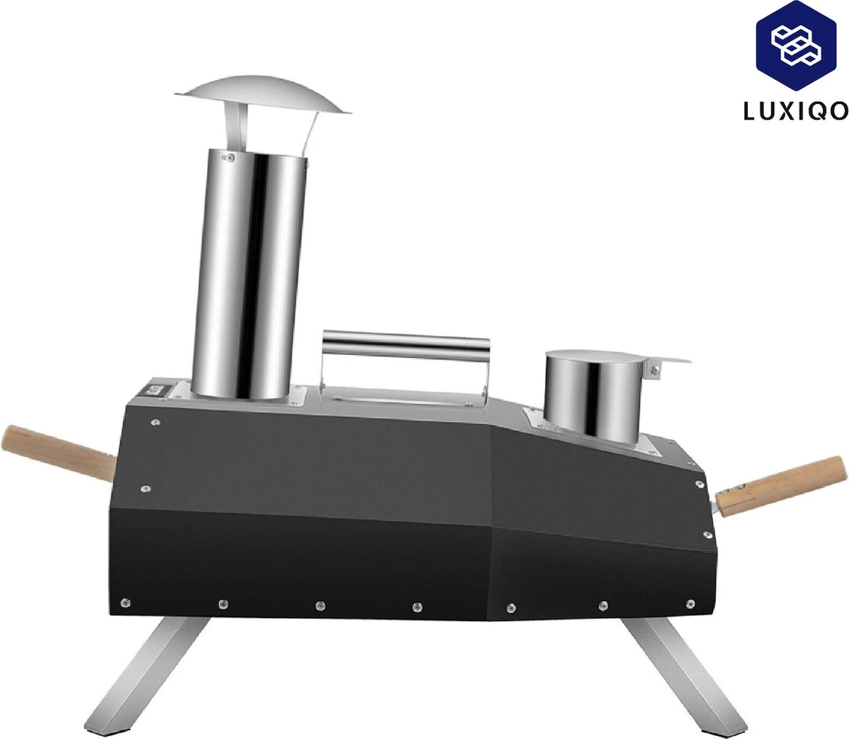 Vevor® Pizza Oven - Professionele Pizza Oven - Buitenkeuken - Pizza Gourmet - Barbecue - RVS - Tot 600°C - Met Draagtas 5 Vevor® Pizza Oven - Professionele Pizza Oven - Buitenkeuken - Pizza Gourmet - Barbecue - RVS - Tot 600°C - Met Draagtas - Afbeelding 5