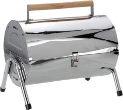 BBQ Collection Houtskoolbarbecue - Cilinder - Chroom -Barbecue Gereedschap Winkel 1200x1072
