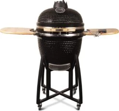 Patton - Kamado 21" - Premium Black - Keramische Barbecue - Incl. Bluetooth Kerntemperatuurmeter - LED Verlichting - Large - Compleet - Zwart -Barbecue Gereedschap Winkel 1200x1111