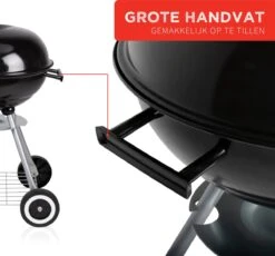 BBQ Collection Houtskoolbarbecue - Kogelbarbecue 45 X 60 Centimeter - Ronde Barbecue - Barbecue Op Wielen - Zwart - Metaal -Barbecue Gereedschap Winkel 1200x1116 2