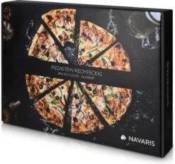 Navaris Pizzasteen XL Voor Oven En Barbecue - Rechthoekige Pizzaplaat 38 X 30 Cm - Inclusief Receptenboek - Keramisch Geglazuurd - Zwart 20 Navaris Pizzasteen XL Voor Oven En Barbecue - Rechthoekige Pizzaplaat 38 X 30 Cm - Inclusief Receptenboek - Keramisch Geglazuurd - Zwart -Barbecue Gereedschap Winkel 1200x1125 3