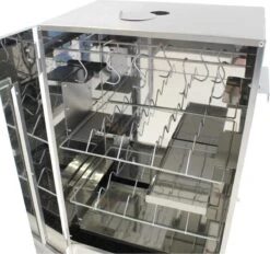 Kynast Exklusiv - Rookoven - Met 3 Etages - Metaal - Grijs 5 Kynast Exklusiv - Rookoven - Met 3 Etages - Metaal - Grijs -Barbecue Gereedschap Winkel 1200x1129