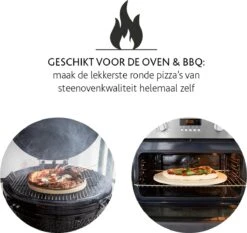 Boska Pizzasteen Deluxe - Voor Oven & BBQ - Knapperige Pizza's - Ø 29.5 Cm - BBQ Accessoires 21 Boska Pizzasteen Deluxe - Voor Oven & BBQ - Knapperige Pizza's - Ø 29.5 Cm - BBQ Accessoires -Barbecue Gereedschap Winkel 1200x1131 1