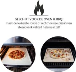 Boska Pizzasteen Deluxe Rechthoek - Voor De Oven - Knapperige Pizza's - 40x32 Cm - BBQ Accessoires -Barbecue Gereedschap Winkel 1200x1131