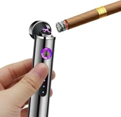 Allkinds Oplaadbare Elektrische Aansteker - USB Plasma Aansteker - Duurzaam - Windbestendig - Zwart -Barbecue Gereedschap Winkel 1200x1161 1