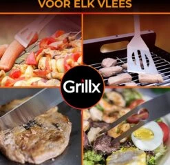 GrillX Barbecue Gereedschap Set - 19-delig - Inclusief Luxe Draagtas - BBQ Accesoires - Gereedschapset -Barbecue Gereedschap Winkel 1200x1161 2