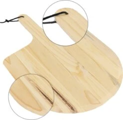 MaxxHome Pizzasteen - BBQ Steen - Maximum Te Verhitten Tot 600 Graden - ⌀33 - Incl. Houten Schep -Barbecue Gereedschap Winkel 1200x1169