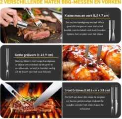 Saveur Royal® 35-delige Barbecue Gereedschapset In Roestvrij Staal - BBQ Grill Set Met Draagtas - Barbecuegerei-sets - Barbecue Accessoires Gereedschap - 35-delig 20 Saveur Royal® 35-delige Barbecue Gereedschapset In Roestvrij Staal - BBQ Grill Set Met Draagtas - Barbecuegerei-sets - Barbecue Accessoires Gereedschap - 35-delig -Barbecue Gereedschap Winkel 1200x1170 1