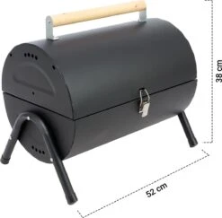 MaxxGarden BBQ - Houtskool Barbecue - Smoker Barbecue - Grilloppervlak (LxB) 38 X 52 Cm - Met Dubbel Grill Vlak - Zwart -Barbecue Gereedschap Winkel 1200x1182 1