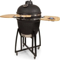 Patton - Kamado 21" - Premium Black - Keramische Barbecue - Incl. Bluetooth Kerntemperatuurmeter - LED Verlichting - Large - Compleet - Zwart -Barbecue Gereedschap Winkel 1200x1184 1