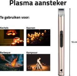 Oplaadbare Lange Elektrische Aansteker - Duurzame Plasma Aansteker - Inclusief Cadeauverpakking - BBQ - Kaarsen - Rose -Barbecue Gereedschap Winkel 1200x1187 4