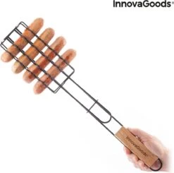 Innovagoods BARBECUEGRIL VOOR WORSTJES SOSKET - Bbq Accesoires - Bbq Accesoires Rooster -Barbecue Gereedschap Winkel 1200x1188 1