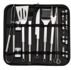 Bbq Accesoires – Bbq Gereedschap – Bbq Set – 22 Delig – RVS 18 Bbq Accesoires – Bbq Gereedschap – Bbq Set – 22 Delig – RVS -Barbecue Gereedschap Winkel 1200x1189 5