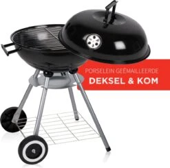 BBQ Collection Houtskoolbarbecue - Kogelbarbecue 45 X 60 Centimeter - Ronde Barbecue - Barbecue Op Wielen - Zwart - Metaal -Barbecue Gereedschap Winkel 1200x1191 2