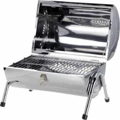 BBQ Collection Houtskoolbarbecue - Cilinder - Chroom -Barbecue Gereedschap Winkel 1200x1193