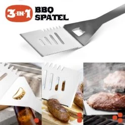 Squago BBQ Accesoires XXL Set Met Schort - Gereedschap - Gereedschapset Tang Borstel Mat -Barbecue Gereedschap Winkel 1200x1198 5