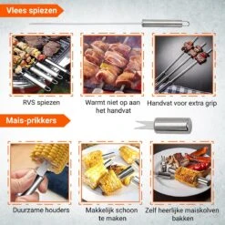 BBQ Accesoires Gereedschapset Koffer Set Tang Borstel Schort Barbecue Dagdeals - Chef Cook BBQ Accessoires Set 14 BBQ Accesoires Gereedschapset Koffer Set Tang Borstel Schort Barbecue Dagdeals - Chef Cook BBQ Accessoires Set -Barbecue Gereedschap Winkel 1200x1200 129
