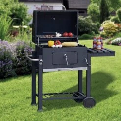 Tepro Toronto Click Barbecue Bbq Houtskool - Grilloppervlak (LxB) 56 X 42 Cm - Met Thermometer In De Deksel - RVS - Houtskoolbarbecue -Barbecue Gereedschap Winkel 1200x1200 145