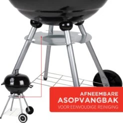 BBQ Collection Houtskoolbarbecue - Kogelbarbecue 45 X 60 Centimeter - Ronde Barbecue - Barbecue Op Wielen - Zwart - Metaal -Barbecue Gereedschap Winkel 1200x1200 155