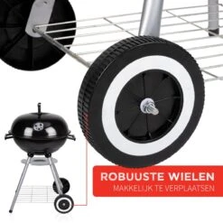 BBQ Collection Houtskoolbarbecue - Kogelbarbecue 45 X 60 Centimeter - Ronde Barbecue - Barbecue Op Wielen - Zwart - Metaal -Barbecue Gereedschap Winkel 1200x1200 156