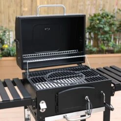 Alice's Garden Houtskool BBQ Bernard - Smoker - Verstelbare Houtskoolbak - Zwart -Barbecue Gereedschap Winkel 1200x1200 164