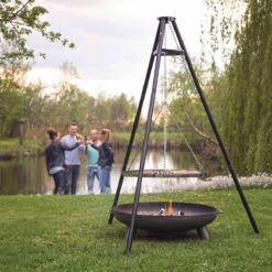 BBGRILL Driepoot Barbecue Zwart 172 Cm BBQ TRIPOD -Barbecue Gereedschap Winkel 1200x1200 178