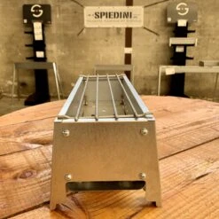 Spiedini Saté-bbq Bali 40 Mini - Kleine, Smalle Houtskoolbarbecue Met Horizontaal Rooster Voor Sate Of Andere Spiesjes - 40 Cm Lang, 11 Cm Breed, 14 Cm Hoog - Ideaal Voor Tuin- Of Open Haard, Of Balkon - Materiaal: Gealuminiseerd Ijzer -Barbecue Gereedschap Winkel 1200x1200 20