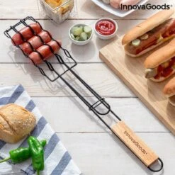 Innovagoods BARBECUEGRIL VOOR WORSTJES SOSKET - Bbq Accesoires - Bbq Accesoires Rooster -Barbecue Gereedschap Winkel 1200x1200 215