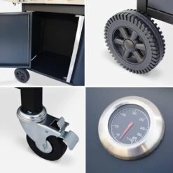 Alice's Garden Gas BBQ Bazin 4 - 5 Branders - Antraciet - Grilloppervlak 64,6x39,3cm 6 Alice's Garden Gas BBQ Bazin 4 - 5 Branders - Antraciet - Grilloppervlak 64,6x39,3cm -Barbecue Gereedschap Winkel 1200x1200 275