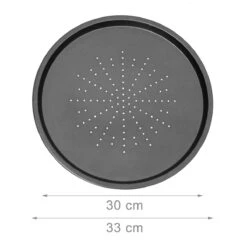 Relaxdays 3 Pizaplaten Met Pizzarek, Pizza Bakplaat Rond 33 Cm, Pizzaplaat 3stuk -Barbecue Gereedschap Winkel 1200x1200 293