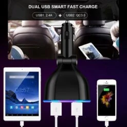 Auto Sigarettenaansteker Splitter - Losse Oplader - USB 2.0 A/USB 3.0 A 2 Poorten - Zwart - Snellader - Splitter - Auto Lader USB 19 Auto Sigarettenaansteker Splitter - Losse Oplader - USB 2.0 A/USB 3.0 A 2 Poorten - Zwart - Snellader - Splitter - Auto Lader USB -Barbecue Gereedschap Winkel 1200x1200 321