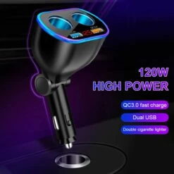 Auto Sigarettenaansteker Splitter - Losse Oplader - USB 2.0 A/USB 3.0 A 2 Poorten - Zwart - Snellader - Splitter - Auto Lader USB 22 Auto Sigarettenaansteker Splitter - Losse Oplader - USB 2.0 A/USB 3.0 A 2 Poorten - Zwart - Snellader - Splitter - Auto Lader USB -Barbecue Gereedschap Winkel 1200x1200 323