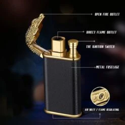 Dragon Lighter - Draak Aansteker - Dual Flame - Vuur Aansteker - Verschillende Vlamgrootte - Hervulbaar - WBV™ 5 Dragon Lighter - Draak Aansteker - Dual Flame - Vuur Aansteker - Verschillende Vlamgrootte - Hervulbaar - WBV™ -Barbecue Gereedschap Winkel 1200x1200 352