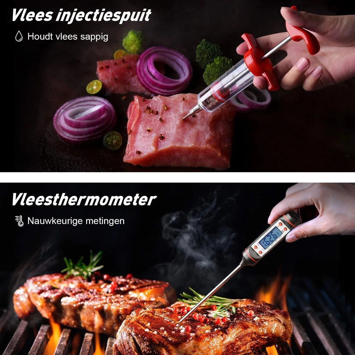 Saveur Royal® 35-delige Barbecue Gereedschapset In Roestvrij Staal - BBQ Grill Set Met Draagtas - Barbecuegerei-sets - Barbecue Accessoires Gereedschap - 35-delig 5 Saveur Royal® 35-delige Barbecue Gereedschapset In Roestvrij Staal - BBQ Grill Set Met Draagtas - Barbecuegerei-sets - Barbecue Accessoires Gereedschap - 35-delig - Afbeelding 5