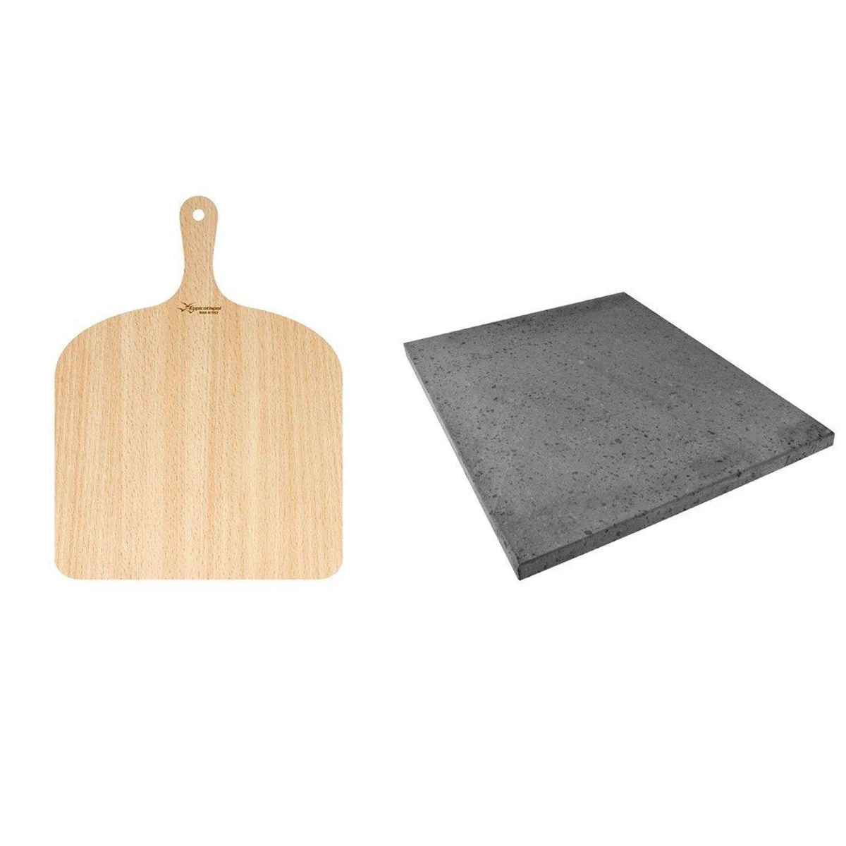 ETNA Pizza Set - Grote Pizzasteen & GRATIS Pizzaschep - 30 Cm X 38 Cm - Echt Italiaanse Pizzasteen - Broodbaksteen - BBQ Pizzasteen - Gemaakt Van Lavasteen Uit De Etna - Non-stick - Eppicotispai 4 ETNA Pizza Set - Grote Pizzasteen & GRATIS Pizzaschep - 30 Cm X 38 Cm - Echt Italiaanse Pizzasteen - Broodbaksteen - BBQ Pizzasteen - Gemaakt Van Lavasteen Uit De Etna - Non-stick - Eppicotispai - Afbeelding 4