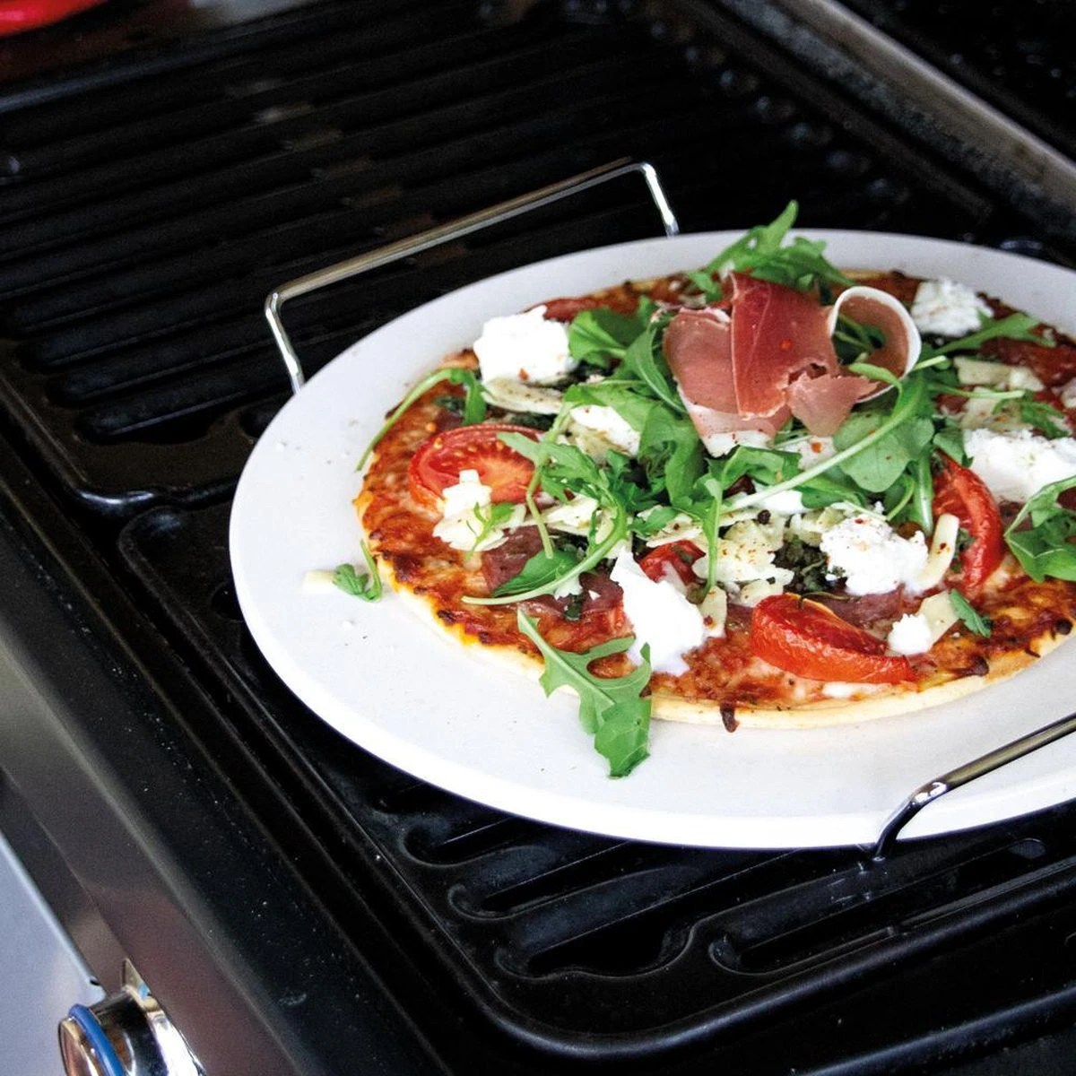 Pizzasteen BBQ & Oven | Pizzaplaat Voor De Lekkerste Bereiding Van Een Pizza Op Jouw Barbecue Of In De Oven | Pizza Stone Rond | Medium (33 Cm) 4 Pizzasteen BBQ & Oven | Pizzaplaat Voor De Lekkerste Bereiding Van Een Pizza Op Jouw Barbecue Of In De Oven | Pizza Stone Rond | Medium (33 Cm) - Afbeelding 4